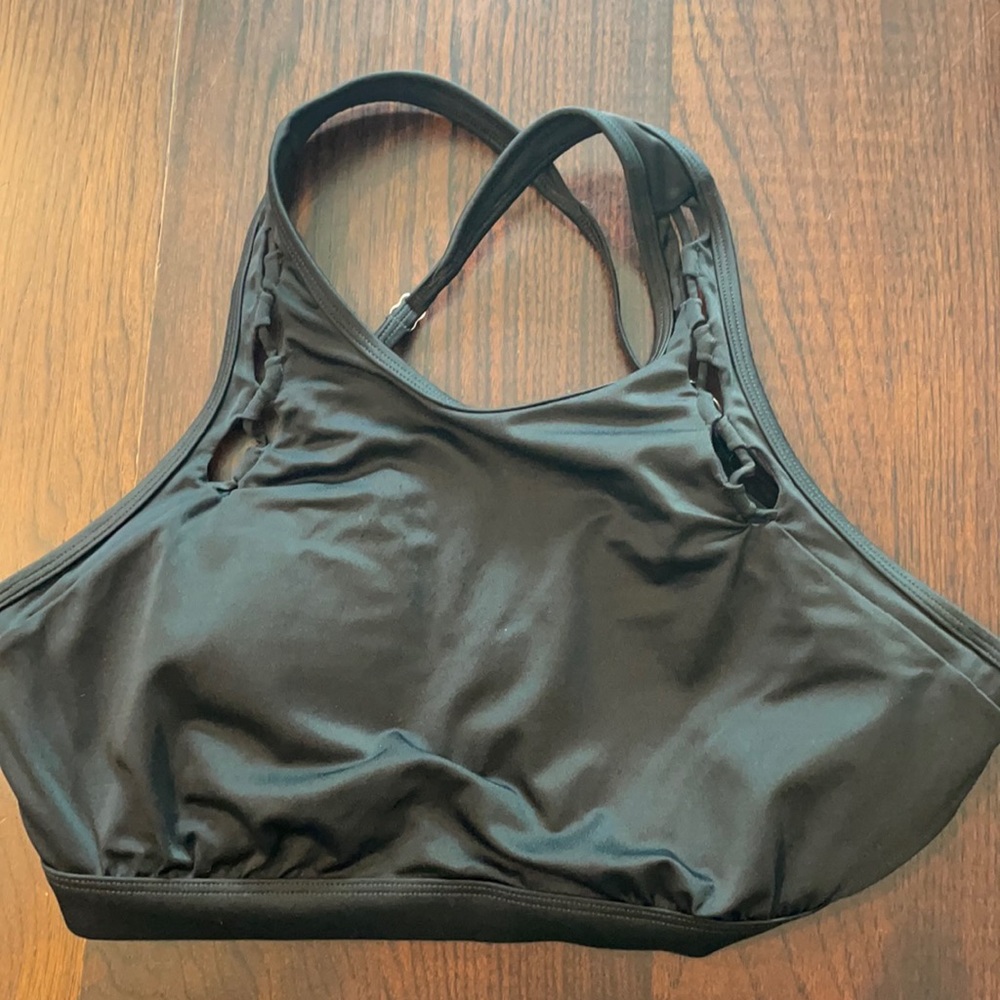 Women’s black Athleta Bikini top 36d/dd
